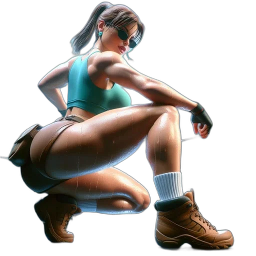 shoes, weapon, concept art, 3d render transparent PNG cut-out