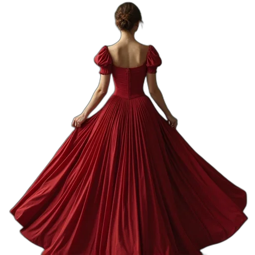 dress, crown, jewelry, photorealistic transparent PNG cut-out