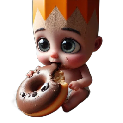 food, crown, creature, weapon transparent PNG cut-out