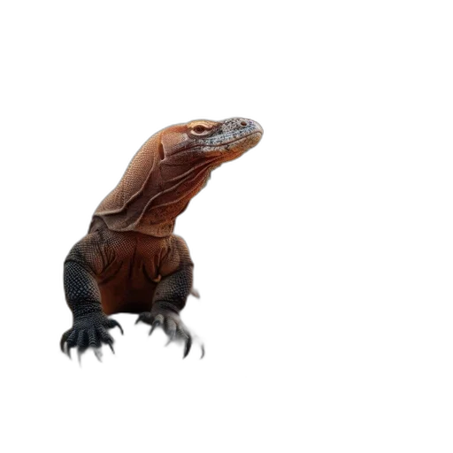 dragon, creature, animal, staff transparent PNG cut-out