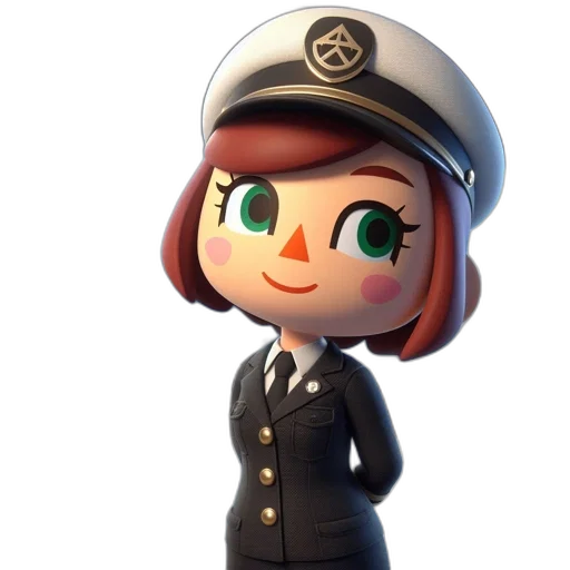 staff, hat, 3d render, concept art transparent PNG cut-out