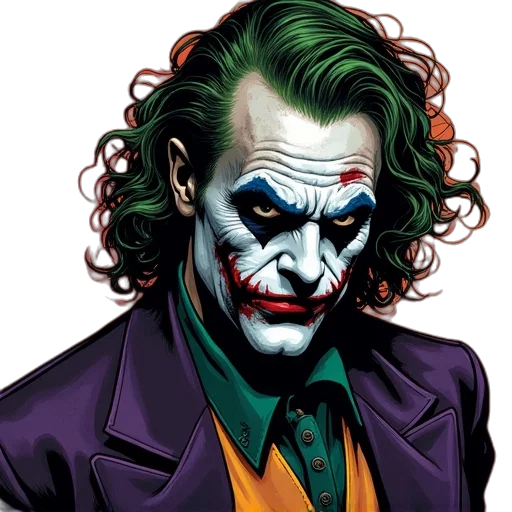 face, comic book art, photorealistic, concept art transparent PNG cut-out