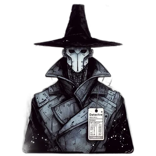 jacket, mask, hat, robot transparent PNG cut-out