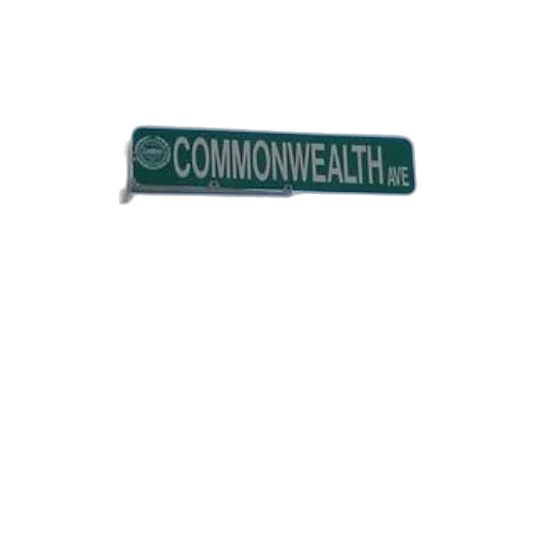 crown, green, street, sign transparent PNG cut-out