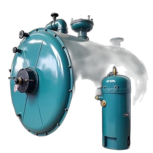 water, cooled, steam, boiler transparent PNG cut-out
