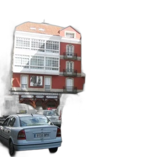 building, car, furniture, 3d render transparent PNG cut-out