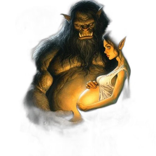 creature, concept art, fantasy art, comic book art transparent PNG cut-out