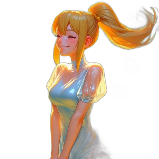 dress, robot, staff, face transparent PNG cut-out