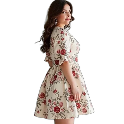 dress, new, 2018, women transparent PNG cut-out