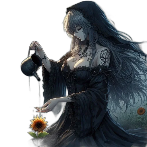dress, jewelry, food, fantasy art transparent PNG cut-out