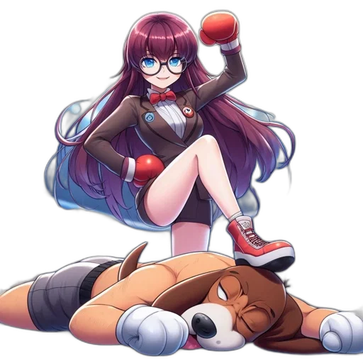 staff, weapon, animal, anime transparent PNG cut-out