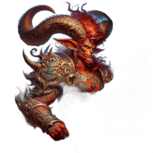 dragon, staff, creature, face transparent PNG cut-out