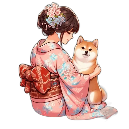 animal, dress, staff, weapon transparent PNG cut-out