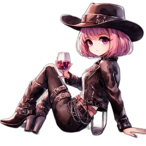 hat, weapon, jacket, robot transparent PNG cut-out
