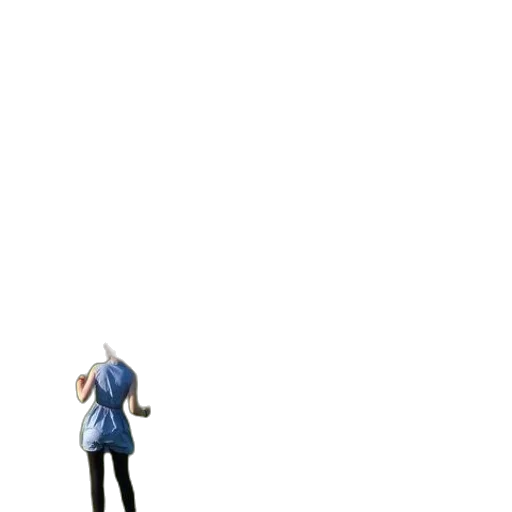 robot, jacket, staff, creature transparent PNG cut-out
