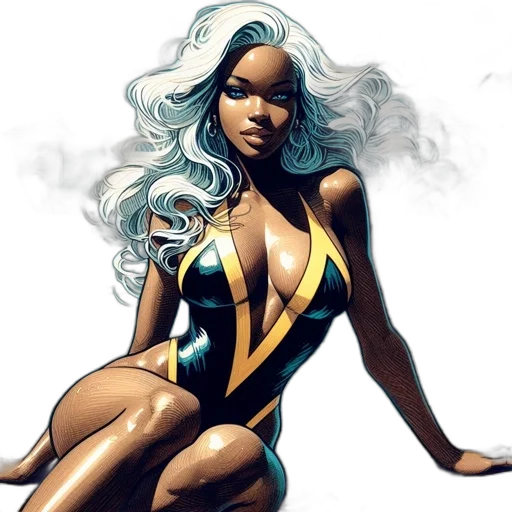 comic book art, concept art, fantasy art, cartoon transparent PNG cut-out