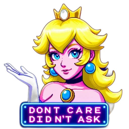 crown, dress, jewelry, pixel art transparent PNG cut-out