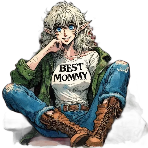 jacket, anime, watercolor, cartoon transparent PNG cut-out