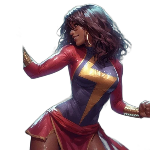 comic book art, concept art, fantasy art, female transparent PNG cut-out