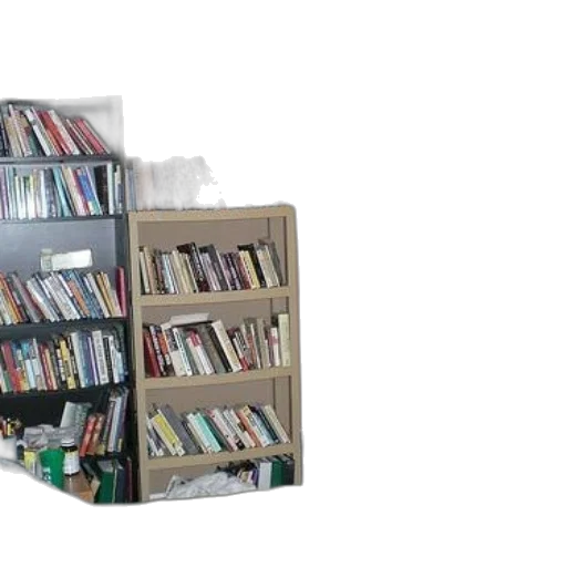 furniture, 3d render, bedroom, bookshelf transparent PNG cut-out