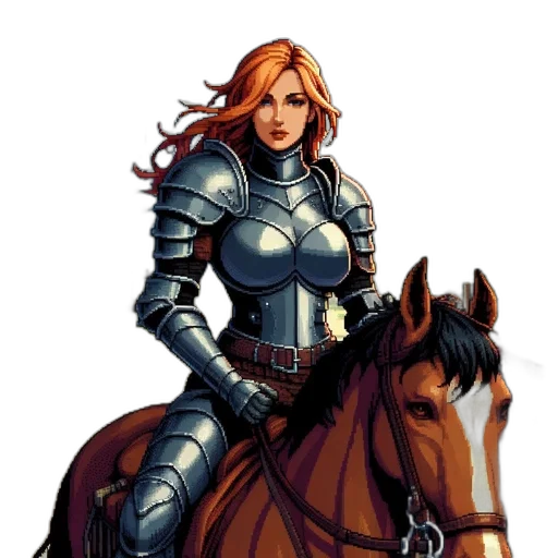 fantasy art, comic book art, pixel art, concept art transparent PNG cut-out