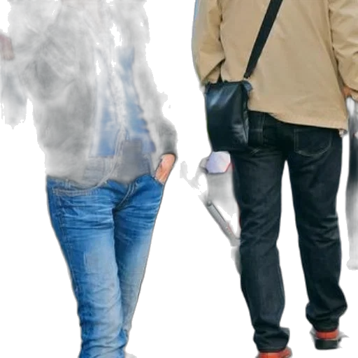 jacket, mask, staff, umbrella transparent PNG cut-out
