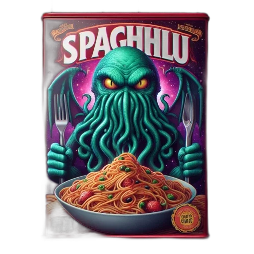 food, creature, concept art, comic book art transparent PNG cut-out