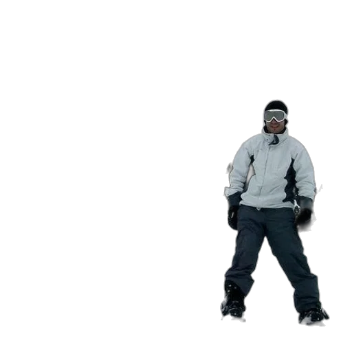 jacket, staff, robot, 3d render transparent PNG cut-out