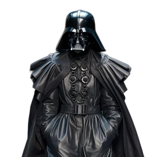 mask, jacket, concept art, 3d render transparent PNG cut-out