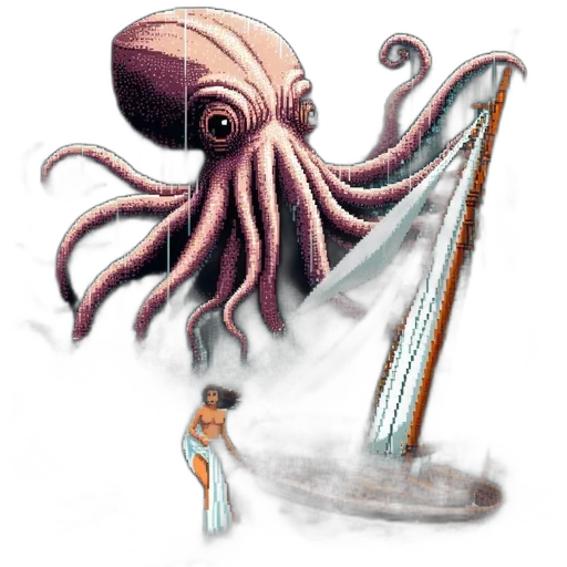 creature, staff, weapon, umbrella transparent PNG cut-out