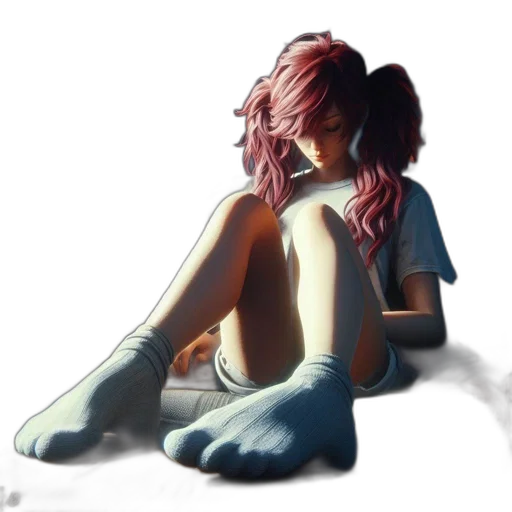 concept art, photorealistic, watercolor, anime transparent PNG cut-out