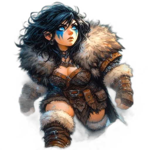 fantasy art, concept art, comic book art, pixel art transparent PNG cut-out