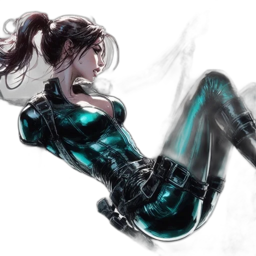 robot, dress, cyberpunk, concept art transparent PNG cut-out