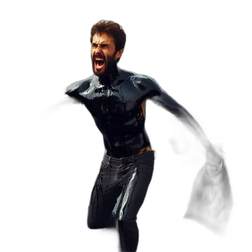 concept art, comic book art, 3d render, photorealistic transparent PNG cut-out