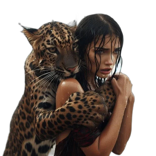 animal, creature, photorealistic, oil painting transparent PNG cut-out