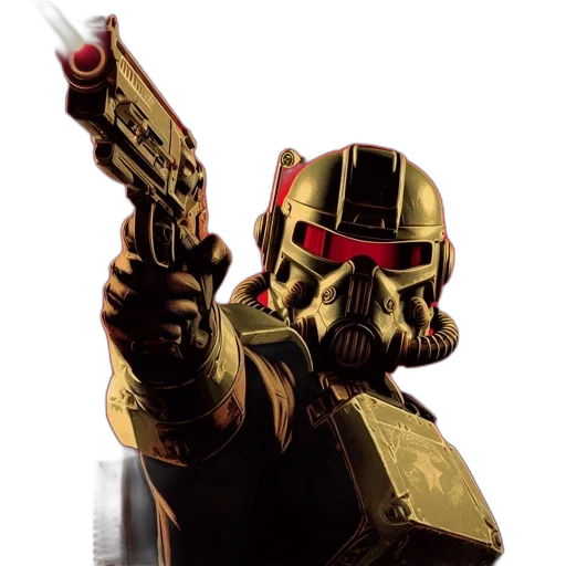 robot, weapon, concept art, pixel art transparent PNG cut-out