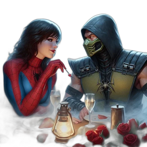 comic book art, concept art, fantasy art, pixel art transparent PNG cut-out