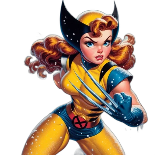 comic book art, concept art, fantasy art, cartoon transparent PNG cut-out