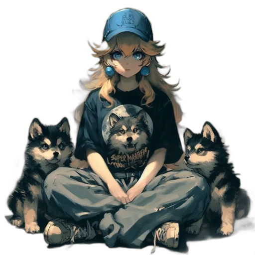 animal, staff, hat, pixel art transparent PNG cut-out
