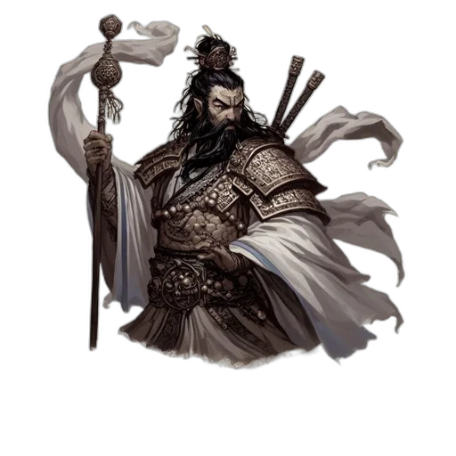 sword, staff, weapon, fantasy art transparent PNG cut-out