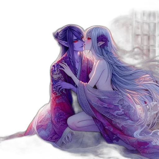dress, watercolor, fantasy art, concept art transparent PNG cut-out