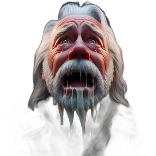 face, mask, creature, staff transparent PNG cut-out