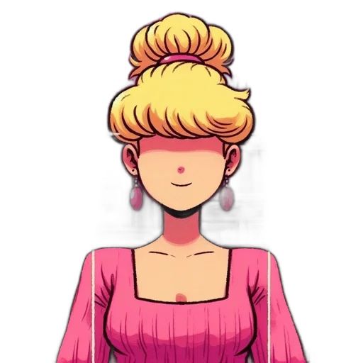 dress, staff, face, crown transparent PNG cut-out