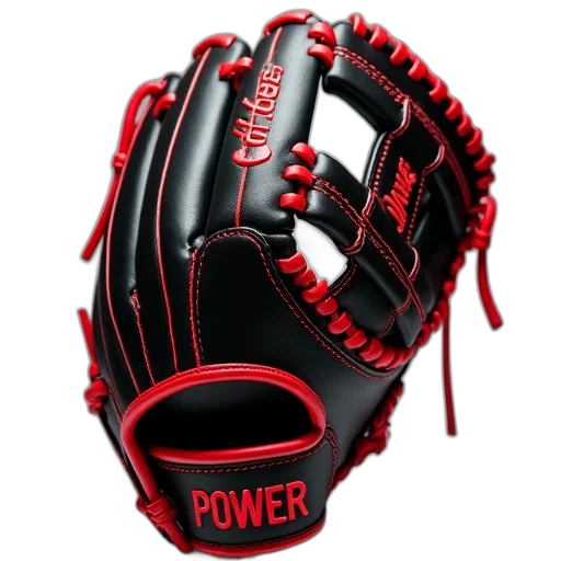 weapon, black, red, baseball transparent PNG cut-out
