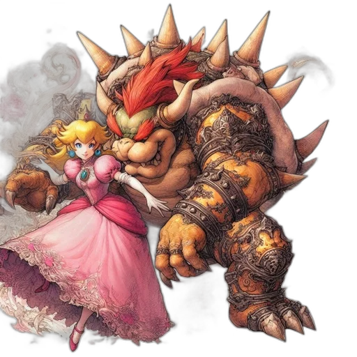 dragon, dress, concept art, fantasy art transparent PNG cut-out