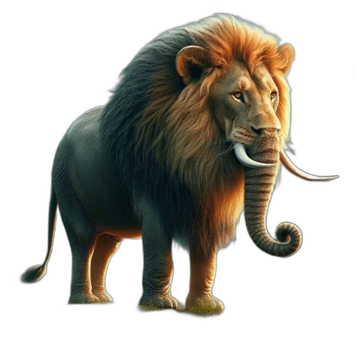 animal, creature, staff, crown transparent PNG cut-out
