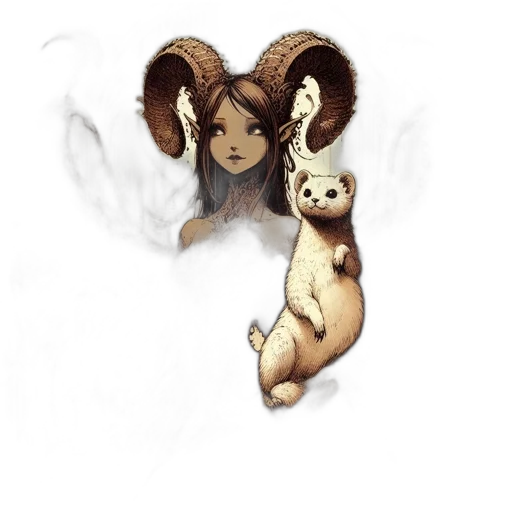 creature, staff, animal, concept art transparent PNG cut-out