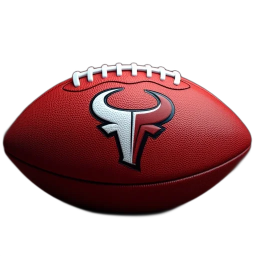 red, leather, football, texas transparent PNG cut-out