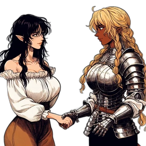 comic book art, fantasy art, concept art, pixel art transparent PNG cut-out