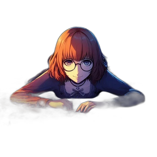 creature, hair, robot, face transparent PNG cut-out
